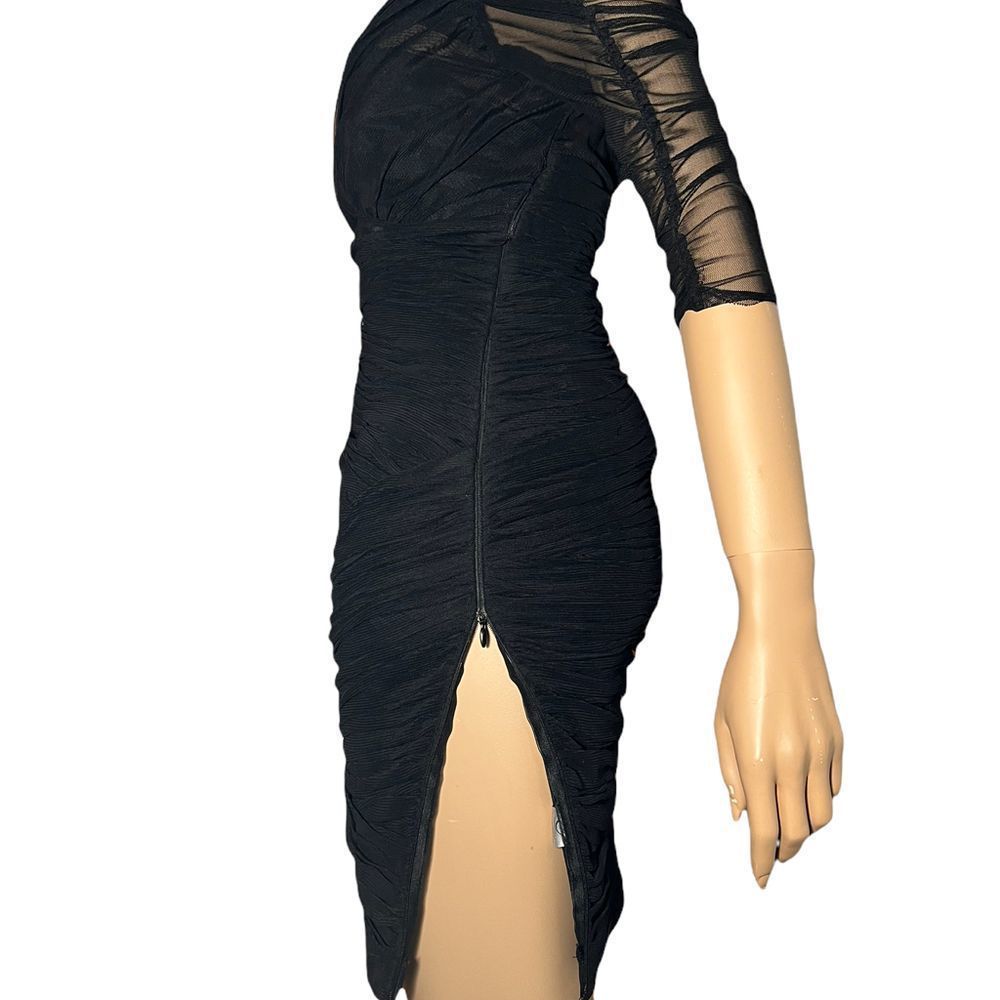 Foley + Corinna black Tulle Dress fitted - Picture 9 of 12